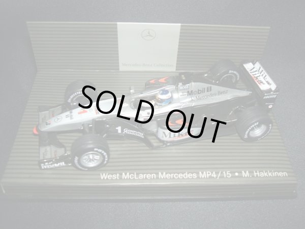 画像1: セカンドハンド品● MERCEDS別注　PMA1/43 McLAREN MERCEDES MP4-15 (M.ハッキネン）