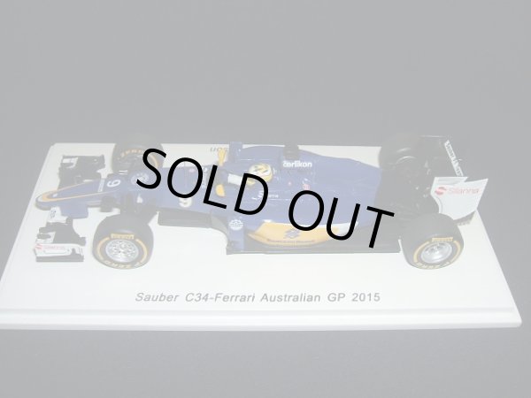 画像1: 新品正規入荷品●SPARK 1/43 SAUBER FERRARI C34 AUSTRALIAN GP 2015 (M.ERICSSON) #9