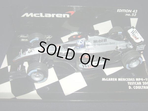 画像1: 特価品●セカンドハンド品●タバコカスタム品●PMA1/43 McLAREN MERCEDES MP4-18 TESTCAR 2003 (D.クルサード）