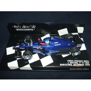 画像: セカンドハンド品●PMA1/43 PMA1/43 PROST PEUGEOT AP02 BARCELONA F1 1st TEST 1999 (J.バトン）