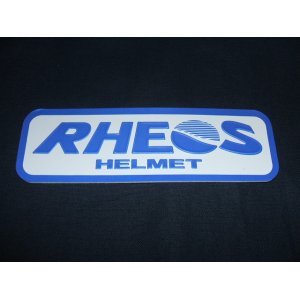 画像: RHEOS HELMET 純正ワッペン (ウレタン製）