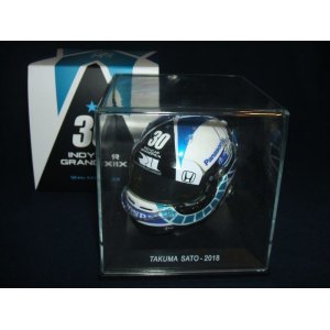 画像: 新品正規入荷品●SPARK1/5 ミニチュアヘルメット  INDYCAR GP 2018 (佐藤琢磨）