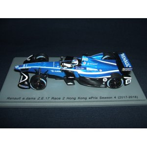 画像: 50％OFF●新品正規入荷品●SPARK 1/43 RENAULT E.DAMS Z.E.17 RACE2 HONG KONG EPRIX SEASON 4 (2017〜2018) (N.プロスト）