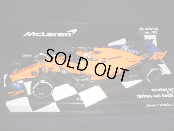 画像1: 新品正規入荷品●PMA1/43 McLAREN MCL33 TESTING ABU DHABI GP 2018 (C.サインツ）