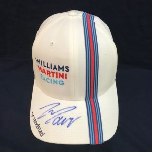 画像: WILLIAMS MARTINI RACING F.マッサ　直筆サイン入り　本人キャップ 2018