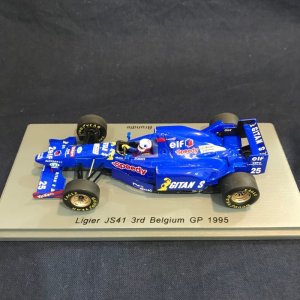 画像: 新品正規入荷品●SPARK 1/43 LIGIER JS41 3rd BELGIUM GP 1995 (M.BRUNDLE) #25