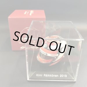 画像: 新品正規入荷品●SPARK 1/8 ALFA ROMEO 2019 ミニチュアヘルメット (K.ライコネン）