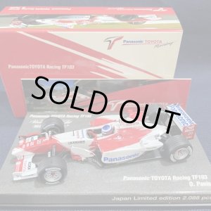 画像: セカンドハンド品●PMA1/43 トヨタ別注 PANASONIC TOYOTA TF103 (O.パニス）