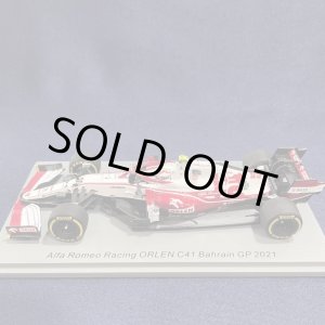 画像: 新品正規入荷品●SPARK1/43 ALFA ROMEO ORLEN C41 BAHRAIN GP 2021 (A.ジョビナッツィ） #99