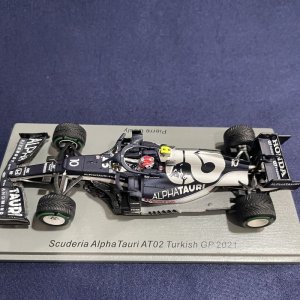 画像: 新品正規荷品●SPARK1/43 SCUDERIA ALPHA TAURI AT02 TURKISH GP 2021 (P.ガスリー）#10 ※ありがとう仕様※