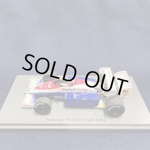 画像: 新品正規荷品●SPARK1/43 TOLEMAN TG184 US GP 1984 (J.CECOTTO) #20