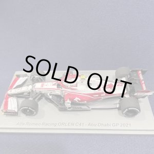 画像: 新品正規荷品●SPARK1/43 ALFA ROMEO C41 ABU DHABI GP 2021 (A.ジョビナッツィ）#99