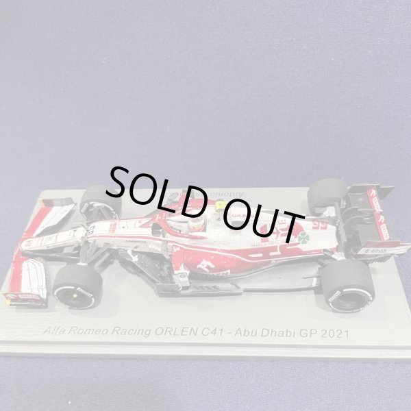 画像1: 新品正規荷品●SPARK1/43 ALFA ROMEO C41 ABU DHABI GP 2021 (A.ジョビナッツィ）#99