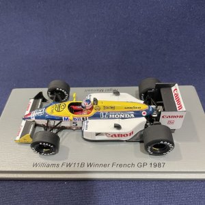 画像: 新品正規荷品●SPARK1/43 WILLIAMS FW11B WINNER FRENCH GP 1987 (N.マンセル）#5