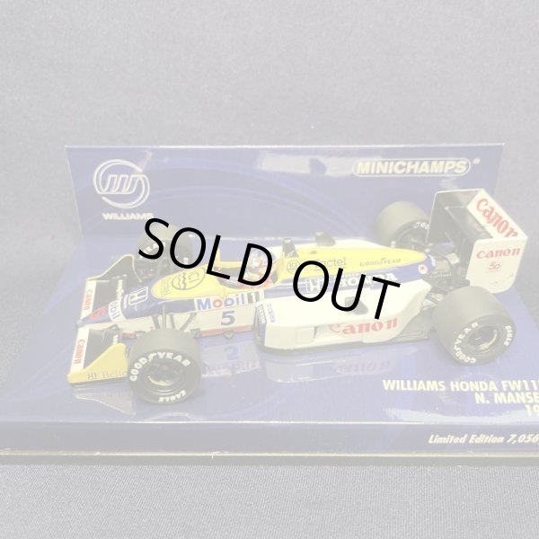 画像1: セカンドハンド品●PMA1/43 WILLIAMS HONDA FW11B (N.マンセル） 1987