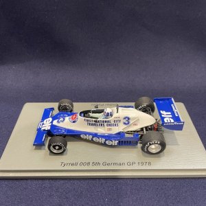 画像: 新品正規荷品●SPARK1/43 TYRRELL 008 5th GERMAN GP 1978 (D.PIRONI) #3