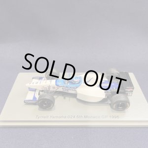 画像: 新品正規荷品●SPARK1/43 TYRRELL YAMAHA 024 5th MONACO GP 1996 (M.サロ) #19