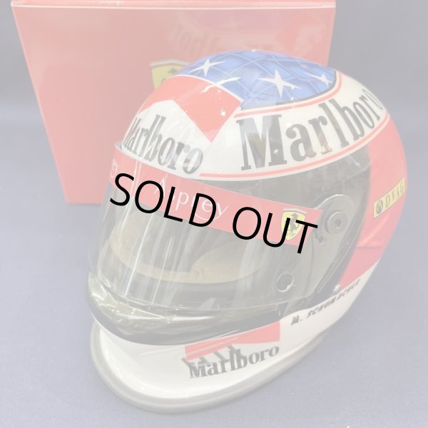 画像1: 新品特別入荷品●タバコカスタム済●BELL 1/2スケール FERRARI SPAIN GP 1996 (M.シューマッハ）ミニヘルメット