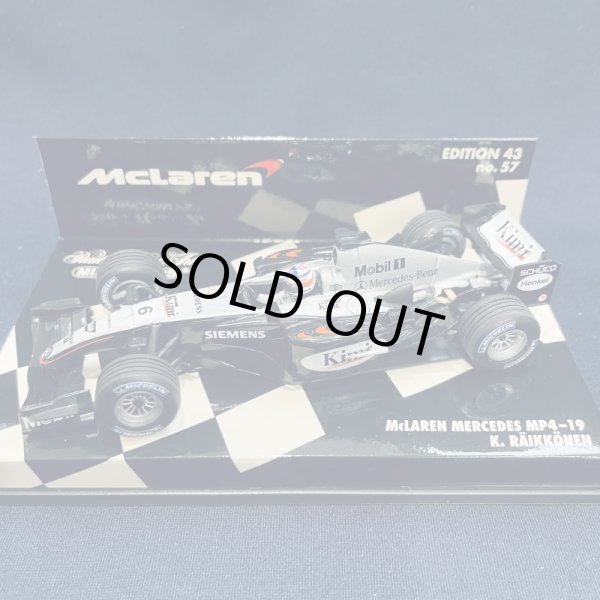 画像1: セカンドハンド品●PMA1/43 McLAREN MERCEDES MP4-19 (K.ライコネン）