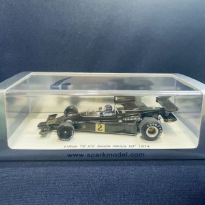 画像: セカンドハンド品●SPARK 1/43 LOTUS 76 SOUTH AFRICA GP 1974 (J.ICKX) #2