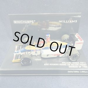 画像: セカンドハンド品●PMA1/43 WILLIAMS HONDA FW11 GERMAN GP 1986 K.K.ROSBERG RIDING ON (N.ピケ)#6