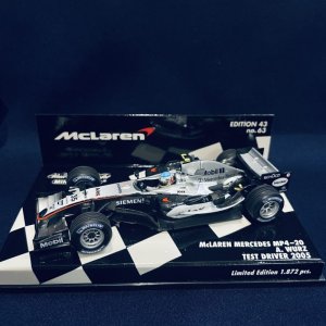 画像: セカンドハンド品●PMA1/43 McLAREN MERCEDES MP4-20 TEST DRIVER 2005 (A.ブルツ）