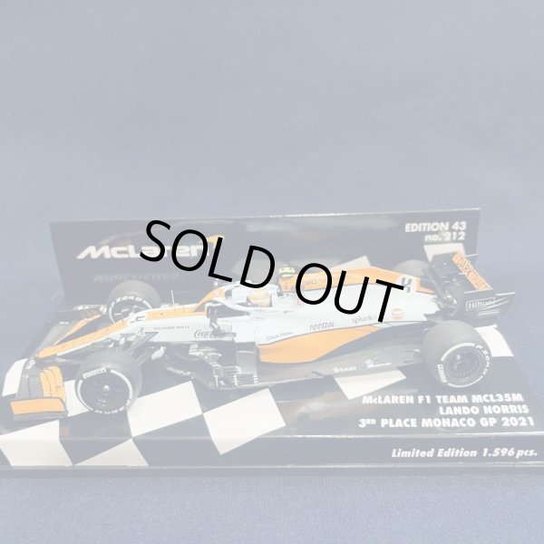 画像1: セカンドハンド品●PMA1/43 McLAREN MCL35M 3rd PLACE MONACO GP 2021 (L.ノリス）#4