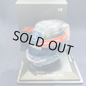 画像: 新品正規入荷品●SPARK 1/5スケール MERCEDES JAPANESE GP 2022 (G.ラッセル）ミニチュアヘルメット