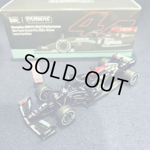 画像: 新品正規入荷品●TARMAC WORKS 1/64 MERCEDES AMG W12 WINNER BRAZILIAN GP 2021 (L.ハミルトン）#44