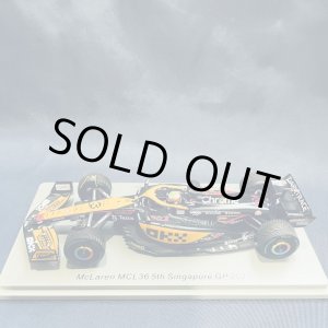 画像: 新品正規入荷品●SPARK1/43 McLAREN MCL36 5th SINGAPORE GP 2022 (D.リカルド）#3