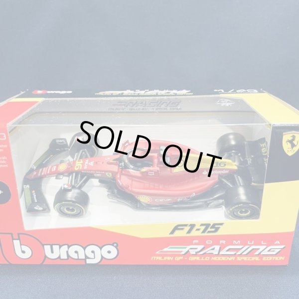 画像1: 新品正規入荷品●burago1/43 FERRARI F1-75 ITALIAN GP2022(C.ルクレール）#16