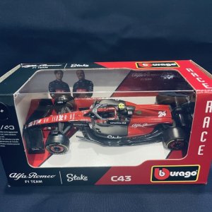 画像: 新品正規入荷品●burago1/43 ALFA ROMEO C43 周冠宇（ジョウ・グアンユー）2023 #24