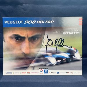 画像: PEUGEOT D,ブラバム直筆サイン入りドライバーカード