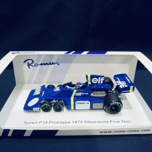 画像: 新品特別入荷品●ROMU別注●SPARK1/43 TYRRELL P34 PROTOTYPE SILVERSTONE FIRST TEST (P.デパイエ）