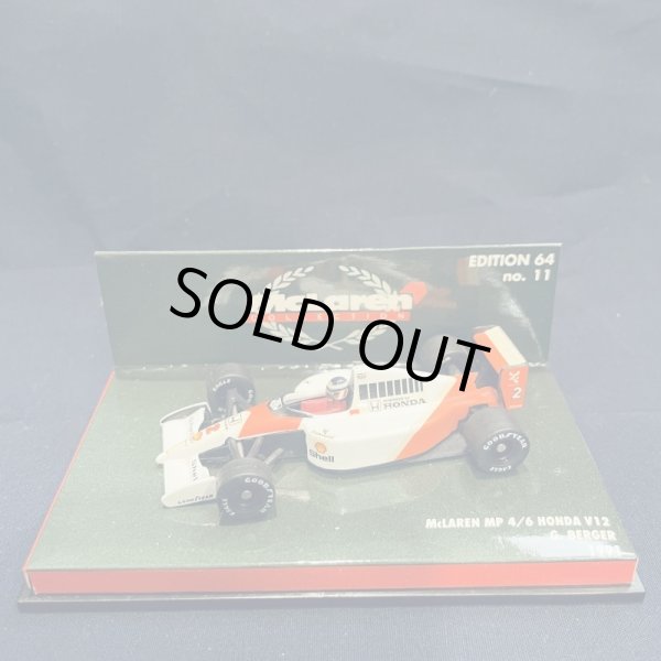 画像1: セカンドハンド品●PMA1/64 McLAREN HONDA MP4/6 (G.ベルガー）#2