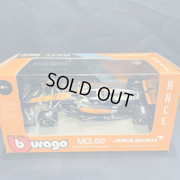 画像1: 新品正規入荷品●burago1/43 McLAREN MCL60 BRITISH GP 2023 (O.ピアストリ）#81 