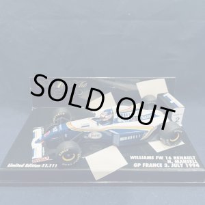 画像: セカンドハンド品●PMA1/43 WILLIAMS FW16 FRANCE GP 1994 (N.マンセル）#2