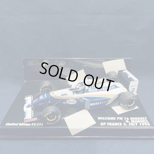 画像1: セカンドハンド品●PMA1/43 WILLIAMS FW16 FRANCE GP 1994 (N.マンセル）#2