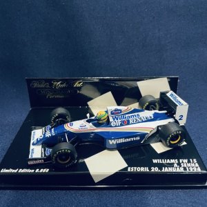 画像: セカンドハンド品●PMA 1/43 WILLIAMS FW15 ESTORIL TEST 1994 (A.セナ）