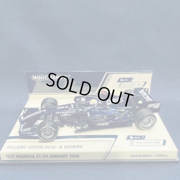 画像1: セカンドハンド品●PMA1/43 WILLIAMS-TOYOTA FW30 TEST VALENCIA 21-24 JANUARY 2008 (N.ロズベルグ）#7