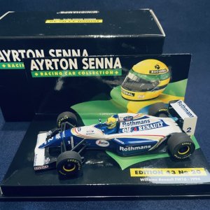 画像: セカンドハンド品●PMA1/43 セナコレNo20（純正たばこ仕様）WILLIAMS RENAULT FW16 (A.セナ）