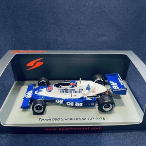 画像: 新品正規入荷品●SPARK 1/43 TYRRELL 008 2nd AUSTRIAN GP 1978 (P.デパイエ）#4