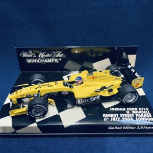 画像: セカンドハンド品●PMA1/43 JORDAN FORD EJ14 LONDON PARADE (N.マンセル） 