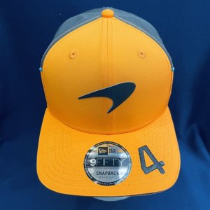 画像: McLAREN NewEra 9FIFTY  L.ノリス ドライバー キャップ 2024