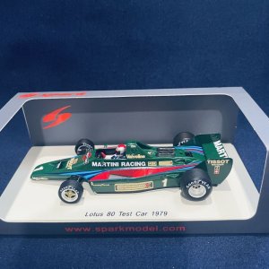 画像: セカンドハンド品●SPARK 1/43 LOTUS 80 TEST CAR (M.アンドレッティ）#1