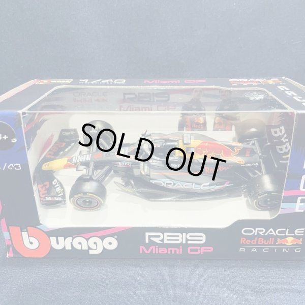 画像1: 新品正規入荷品●burago1/43 RED BULL RB19 MIAMI GP 2023(M.フェルスタッペン）#1