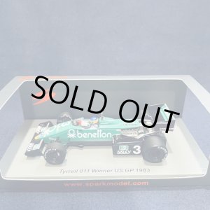 画像: セカンドハンド品●SPARK 1/43 TYRRELL 011 WINNER US GP 1983 (M.アルボレート）#3