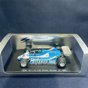 画像: セカンドハンド品●SPARK 1/43 LIGIER JS11-15 WINNER GERMAN GP 1980 (J.ラフィ）#26