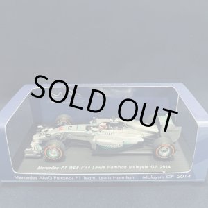 画像: セカンドハンド品●鈴鹿サーキット別注●SPARK1/43 MERCEDES W05 MALAYSIA GP 2014 (L.ハミルトン） #44