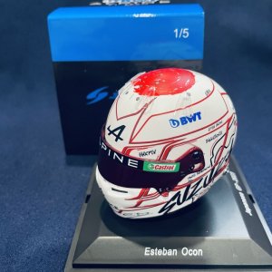 画像: 新品正規入荷品●SPARK1/5 ALPINE JAPANESE GP 2023 E.オコン ミニヘルメット